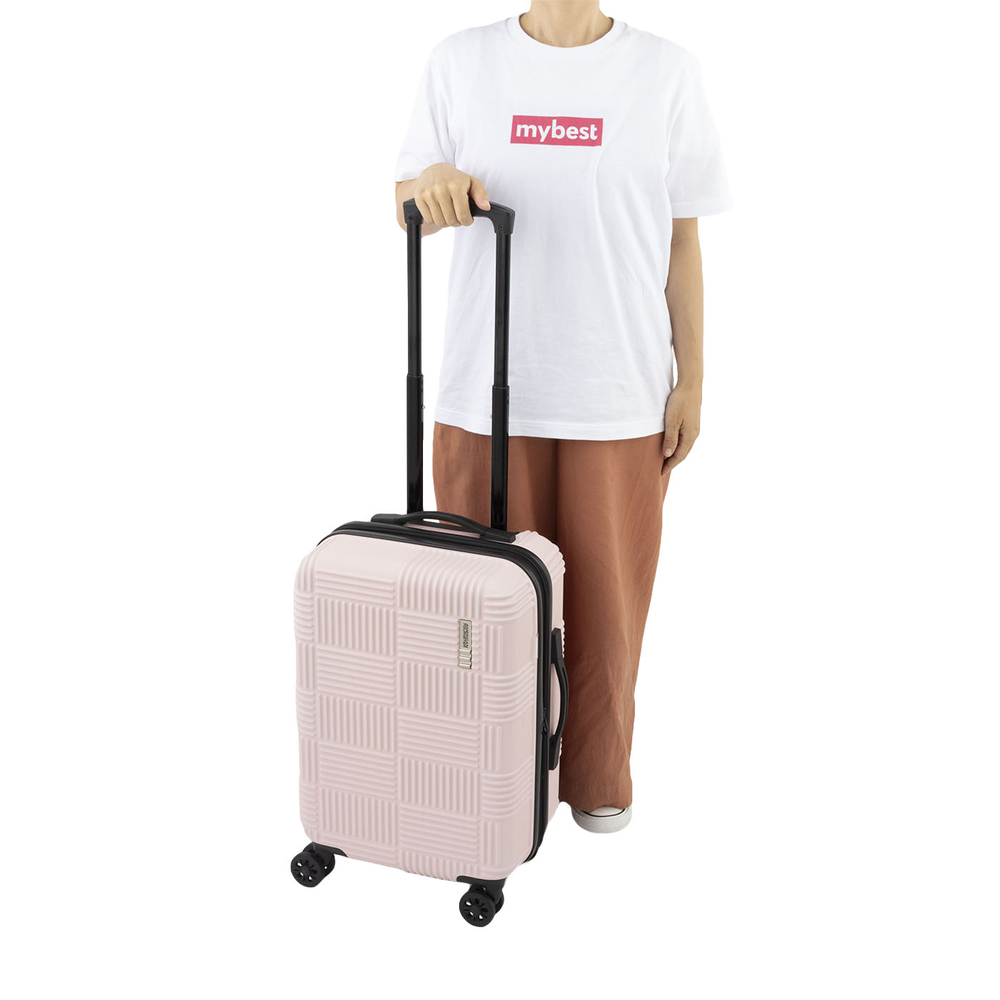 NXT Checkered Hardside Carry On Spinner Suitcase 8