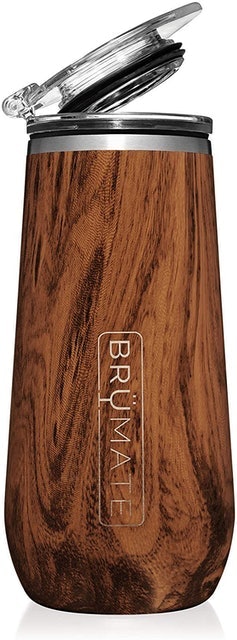 Insulated Champagne Flute With Flip-Top Lid 1