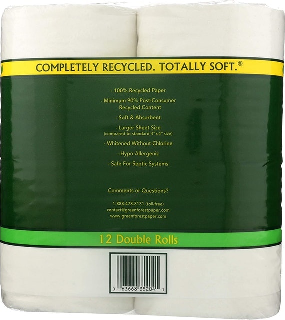 Premium 100% Recycled Bathroom Tissue 2