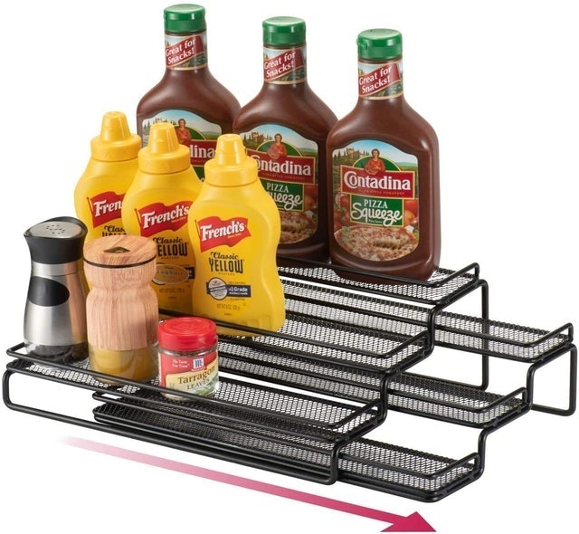 3 Tier Expandable Cabinet Spice Rack 2