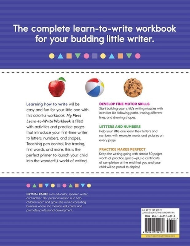 My First Learn to Write Workbook 2