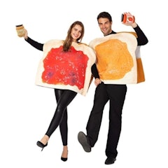 Peanut Butter and Jelly PBJ Costume Adult Couple Set