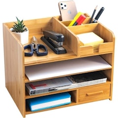 Bamboo Desk Organizer