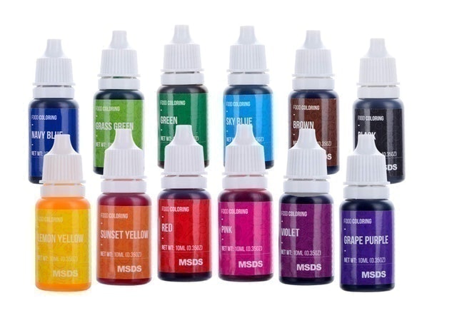 Liquid-Based Food Coloring 1