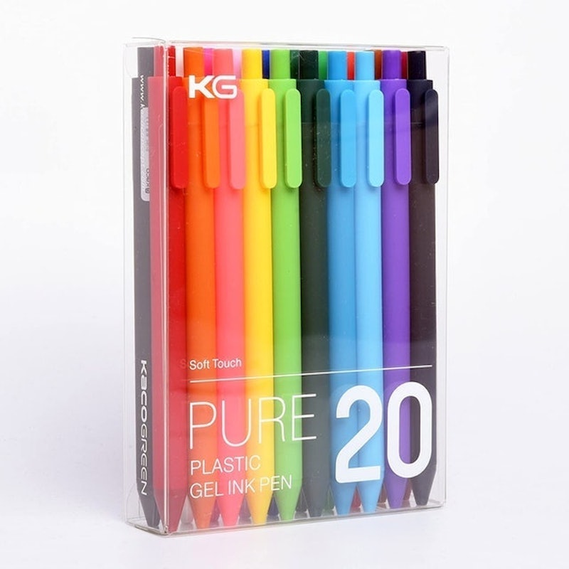 Pure Plastic Gel Ink Pens 1