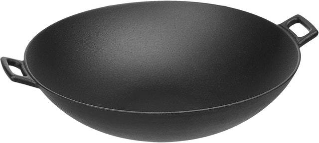 Pre-Seasoned Cast Iron Wok Pan 1