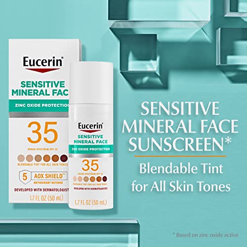 Tinted Sensitive Mineral SPF 35 Face Sunscreen 2