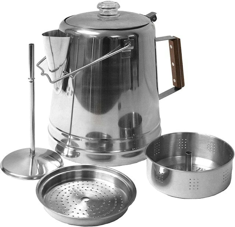 Stainless Steel Coffee Pot Percolator for Outdoor Camping 1