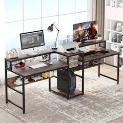 Leighton Two-Drawer Office Desk