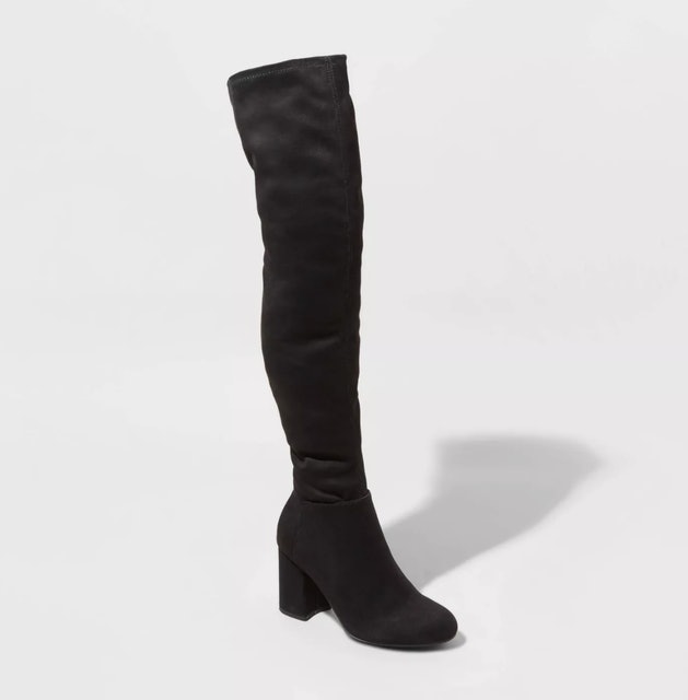 Tonya Microsuede Heeled Boots