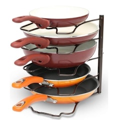 Kitchen Counter and Cabinet Pan Organizer