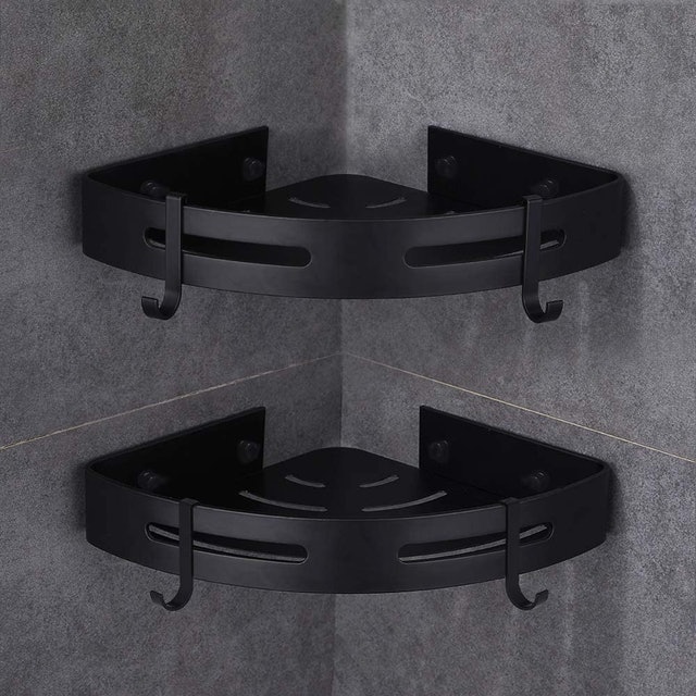 Bath Corner Shower Shelves Adhesive Caddy 1