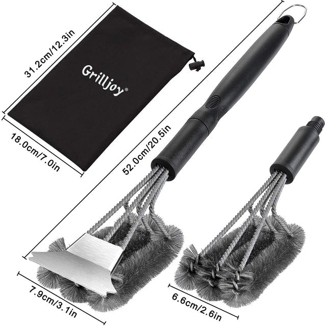 Wood Grill Cleaning Brush 2