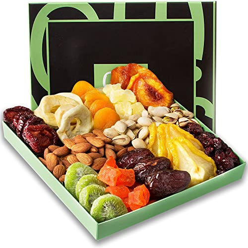 Nut and Dried Fruit Gift Basket 1