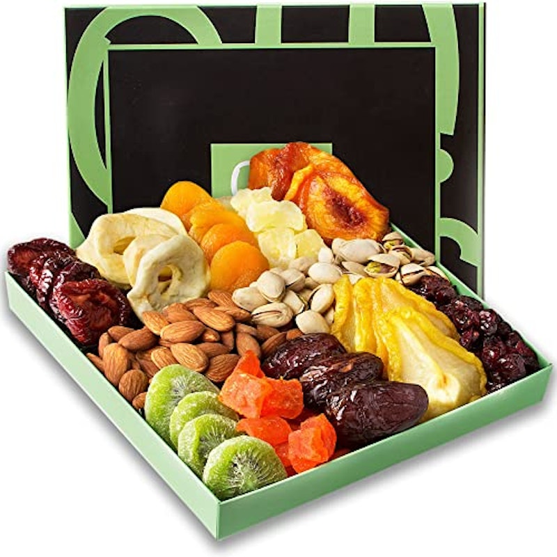 Nut and Dried Fruit Gift Basket 1