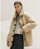 EN OR Overfit Button Point Faux Fur Coat 1