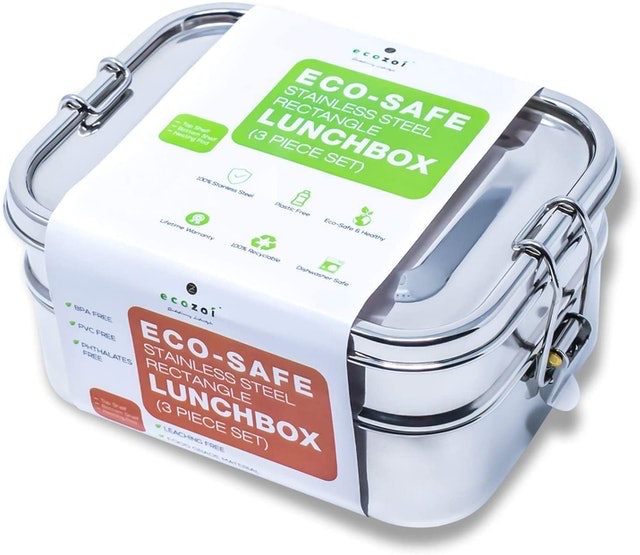 Stainless Steel Rectangle Lunch box 1