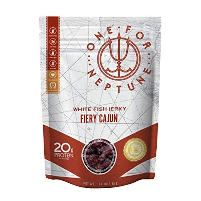 Wild Caught White Fish Jerky, Fiery Cajun 1