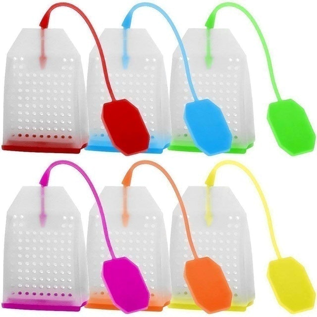 FineGood Tea Bag Silicone Tea Infuser with Six Colors 1