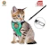 Awoof Adjustable Kitten and Cat Harness With Leash 1