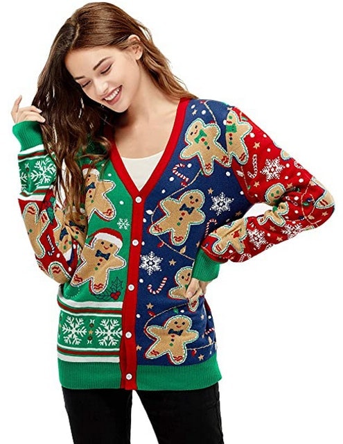 Unisex Gingerbread Rocks Cardigan 1