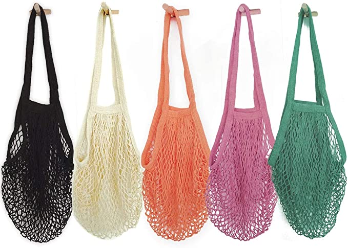 Cotton Mesh String Bags  1