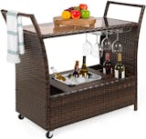10 Best Rolling Bar Carts in 2022 (Gracie Oaks, Christopher Knight Home, and More) 4