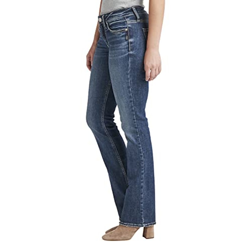 Women's Britt Low Rise Curvy Fit Slim Bootcut Jeans 2