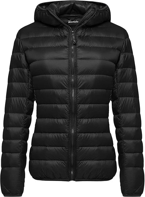 Hooded Packable Ultra Light Weight Short Down Jacket 1