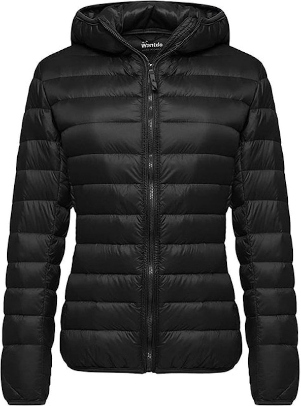 Hooded Packable Ultra Light Weight Short Down Jacket 1
