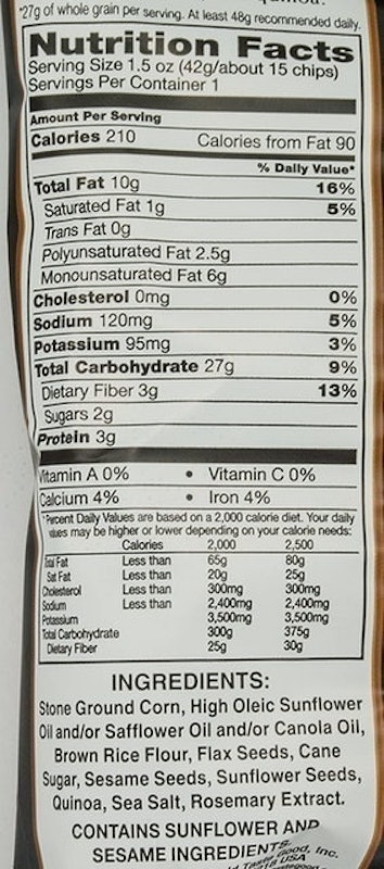 Multigrain Tortilla Chips 2