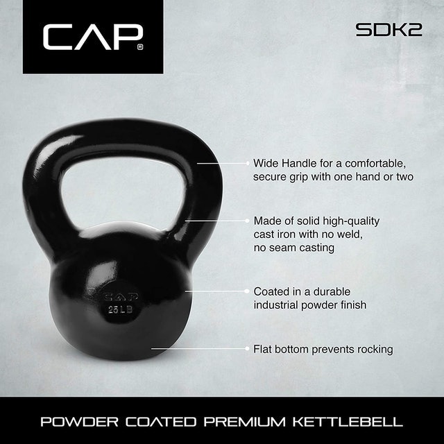 Enamel Coated Cast Iron Kettlebell  3