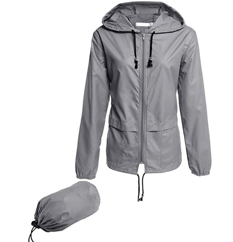 Women's Lightweight Hooded Raincoat 1