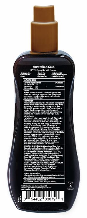 Spray Gel Sunscreen with Instant Bronzer 2