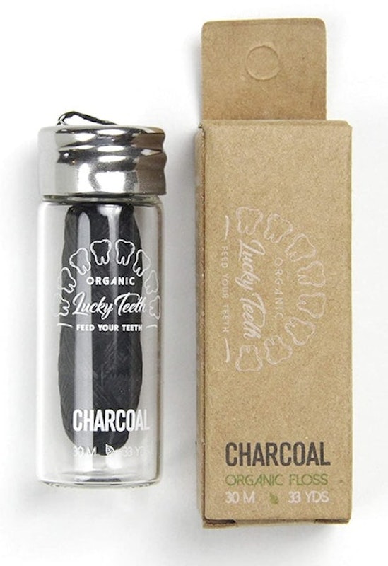 Organic Bamboo Fibre with Activated Charcoal Floss 1