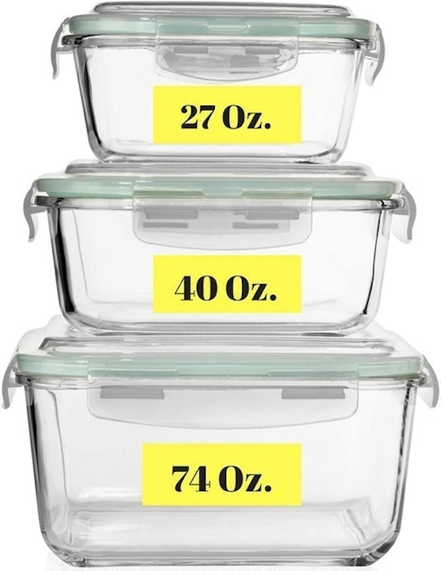 Extra Large Glass Food Storage Containers 1