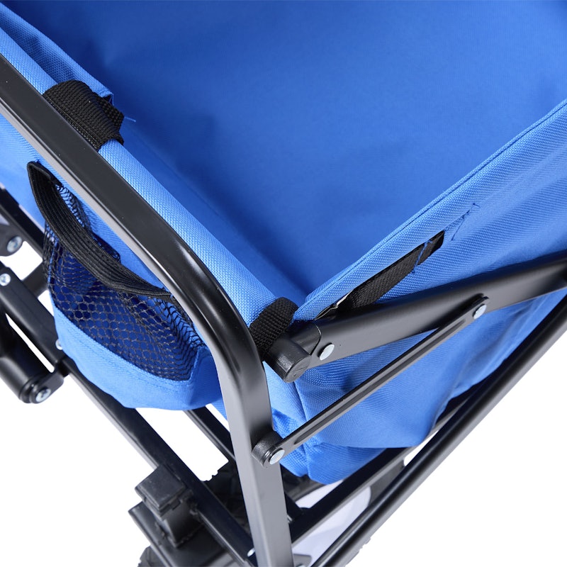 Collapsible Folding 150 Pound Capacity Outdoor Camping Garden Utility Wagon Yard Cart 5