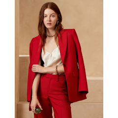 LIDO SCULPTED ITALIAN WOOL BLAZER