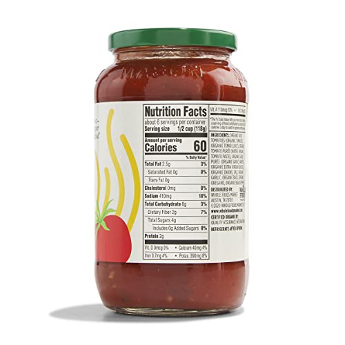 Organic Marinara Pasta Sauce 2
