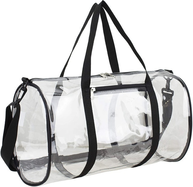 Clear Small Duffel With Removable Crossbody Strap 1