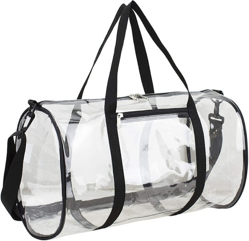 Clear Small Duffel With Removable Crossbody Strap 1