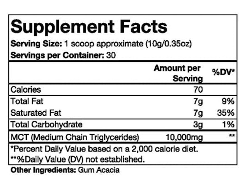 MCT Oil Powder 2