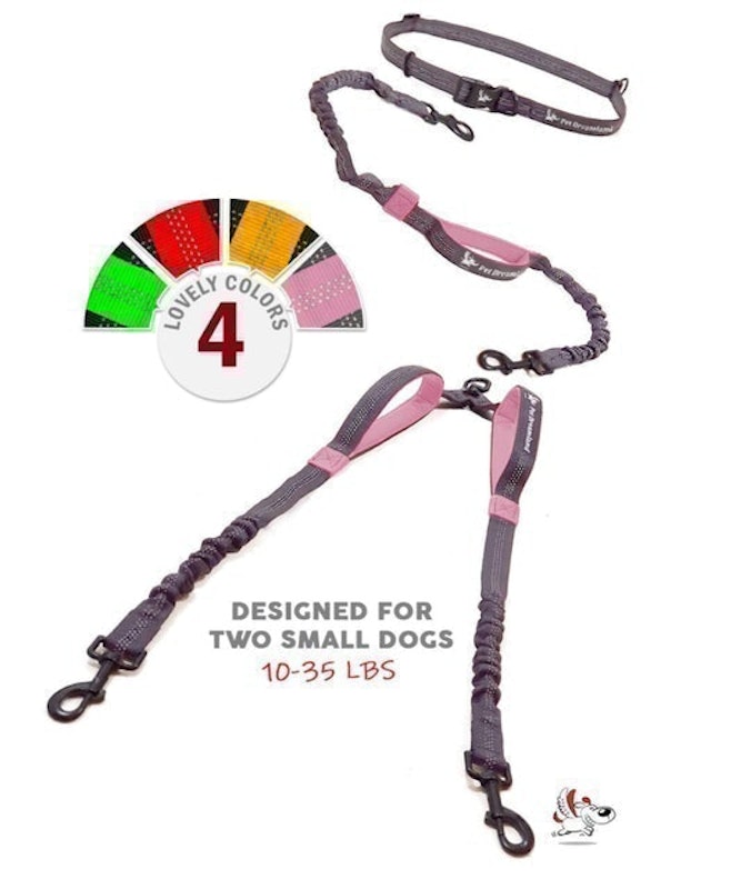 Hands-Free Double Dog Leash 1