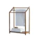 AquaTeak Freestanding Towel Rack 1