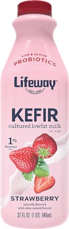 Low Fat Kefir Strawberry 1