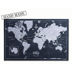 Push Pin World Map Board