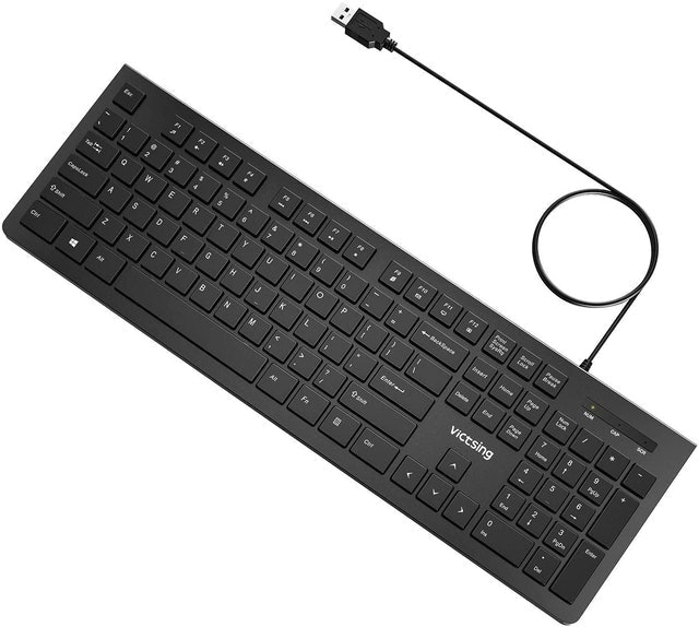 Wired Computer Keyboard With Stands 1