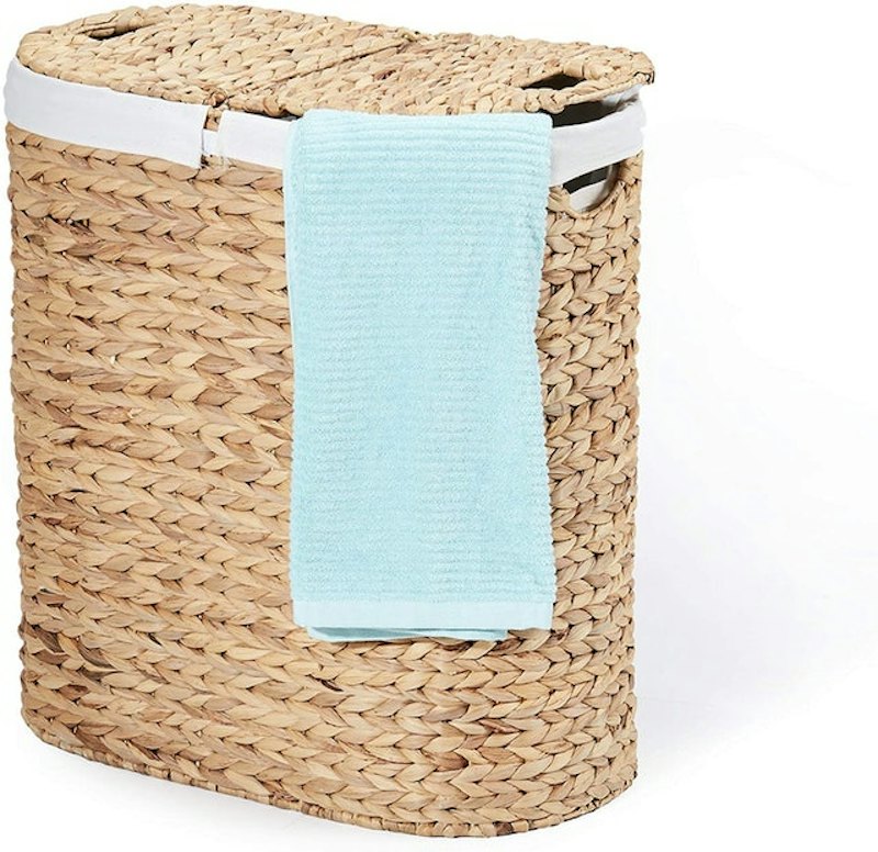 Oval Double Laundry Hamper 1