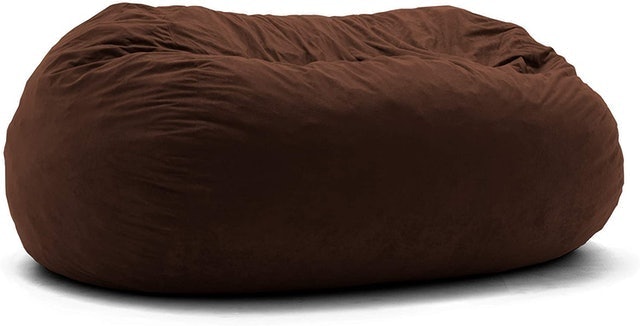 Big Joe Fuf Foam Filled Bean Bag Chair Comfort Suede 1