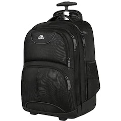 Rolling Backpack, 17 inch Water Resistant Wheeled Laptop Backpack